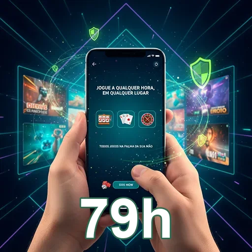 Ilustração de Experimente o aplicativo 79h e jogue a qualquer hora